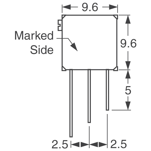 CT94EX202 Nidec Copal Electronics  Trimmer Potentiometers
